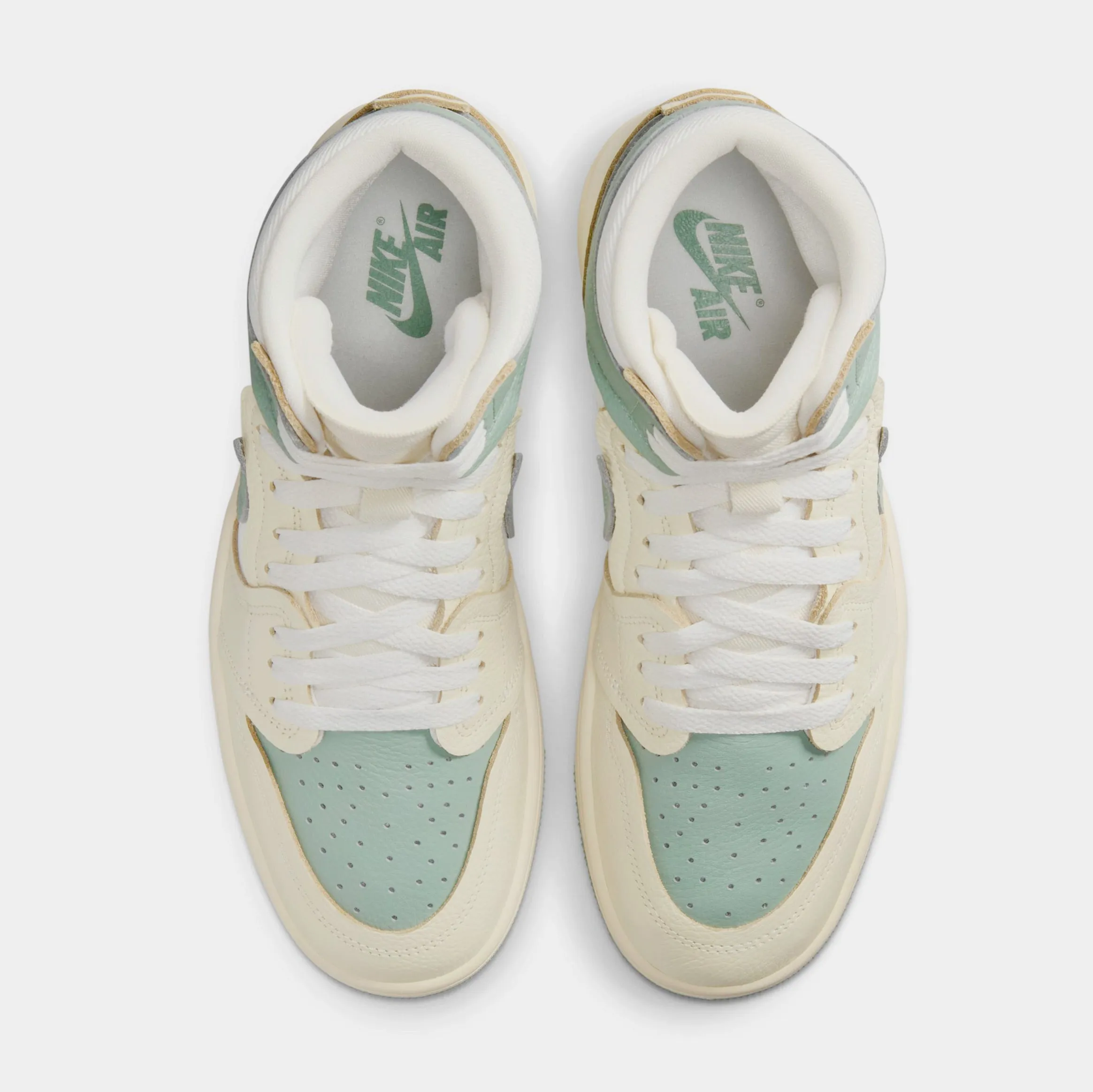 Air Jordan 1 High Method of Make Womens Lifestyle Shoes (Legend Sand/Jade Smoke/Sail/Muslin)