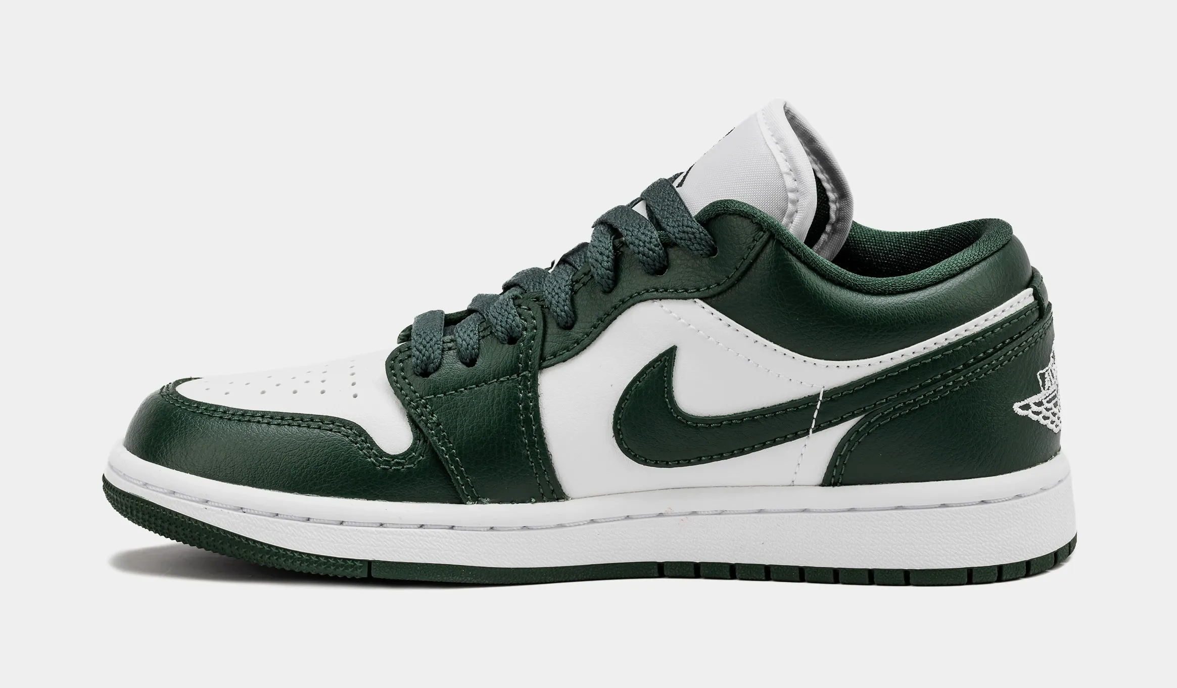 Air Jordan 1 Low Galactic Jade Womens Lifestyle Shoes (White/Galactic Jade)