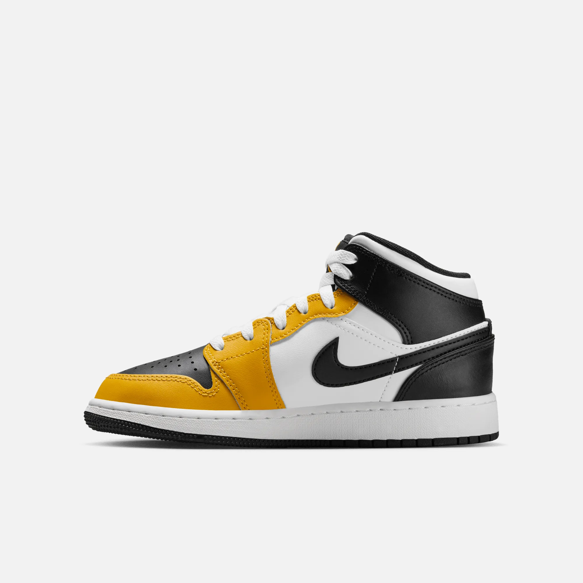 Air Jordan Big Kids' 1 Mid Yellow Ochre (GS)