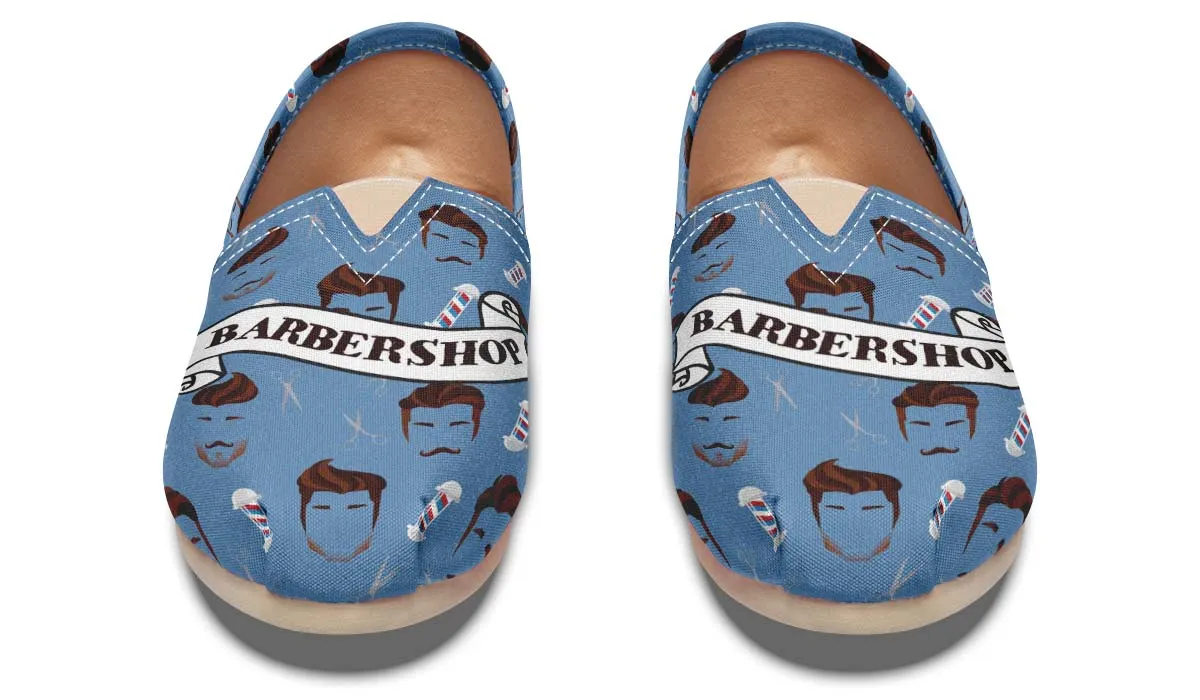 Barbershop Pattern Casual Shoes