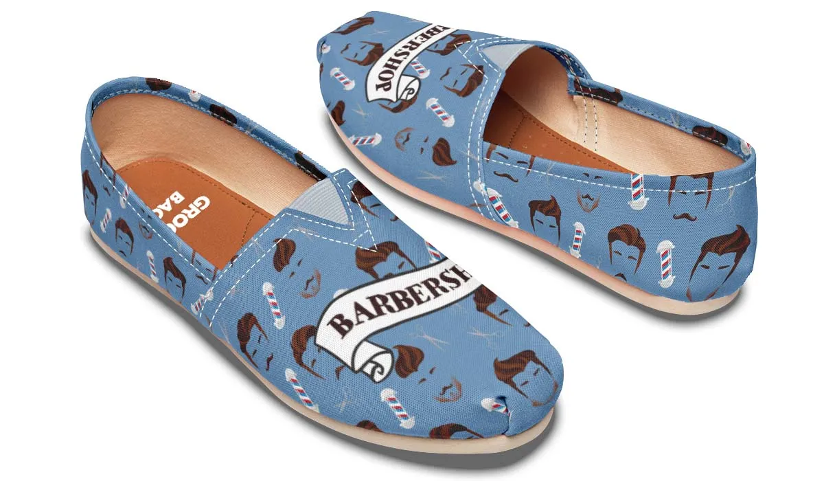 Barbershop Pattern Casual Shoes