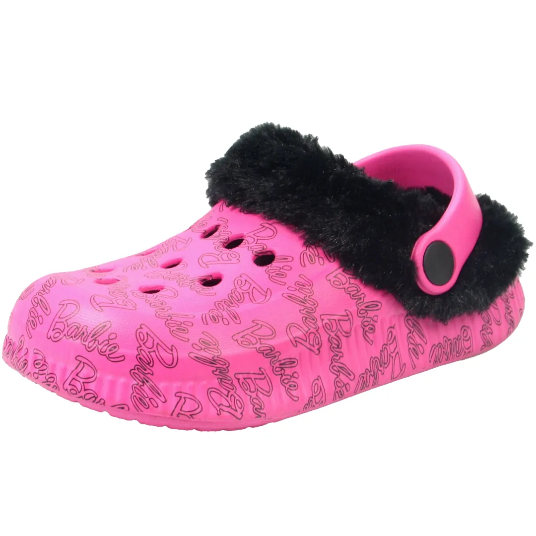 Barbie Fleece Lined Clogs