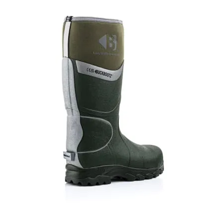 BBZ8000 Buckbootz S5 360° High Visibility Neoprene/Rubber Safety Wellington Boot with Ankle Protection - Ultimate Safety Wellington Boot