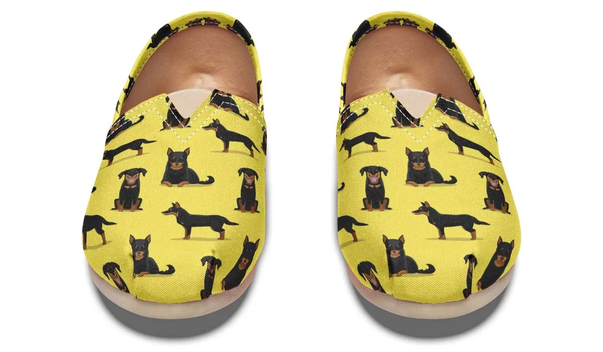 Beauceron Pattern Casual Shoes