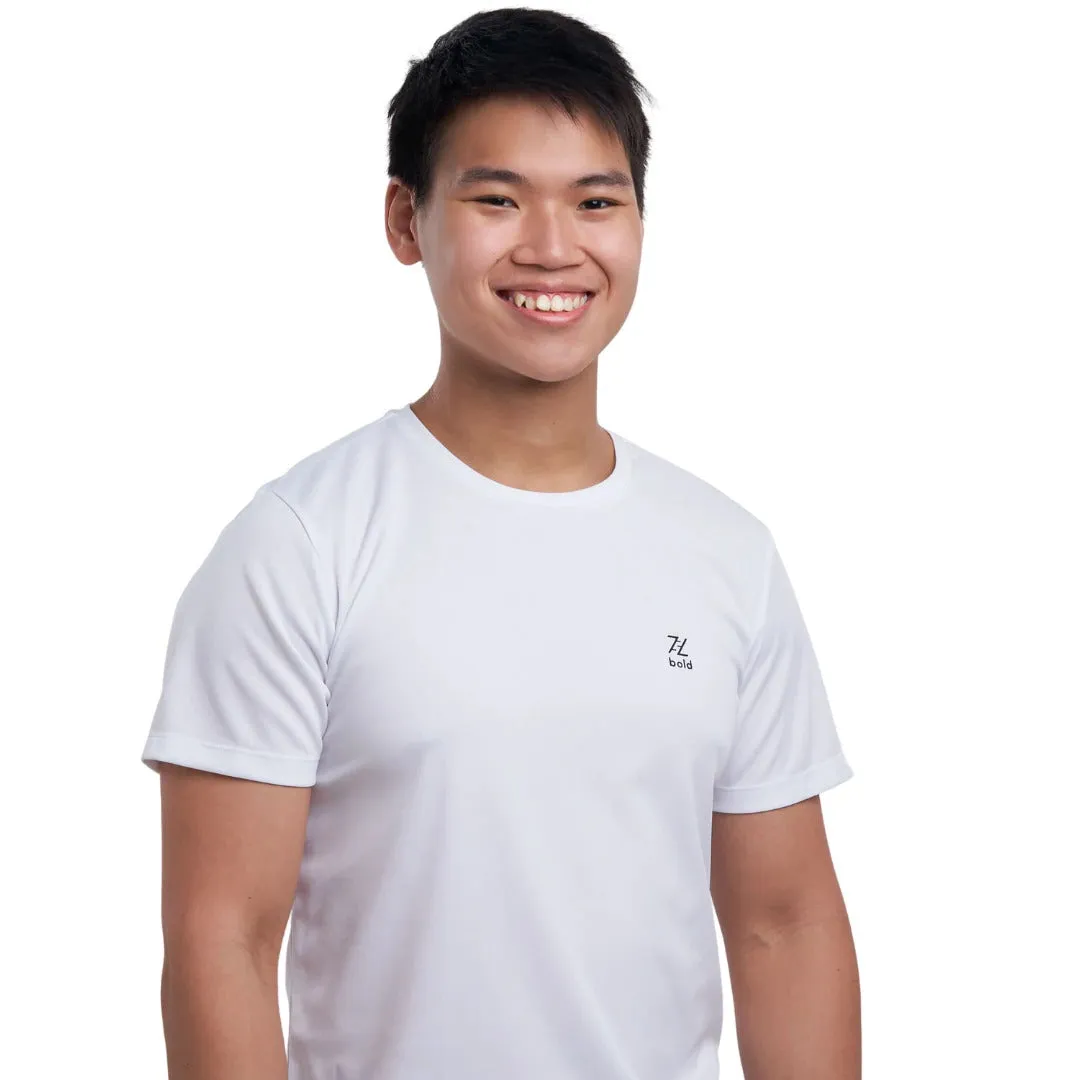 Bold Anchor Flex T-Shirt - Porcelain White