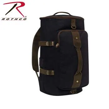 Convertible Canvas Duffle / Backpack - 19 Inches