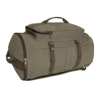 Convertible Canvas Duffle / Backpack - 19 Inches