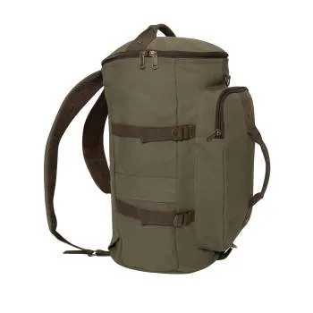 Convertible Canvas Duffle / Backpack - 19 Inches