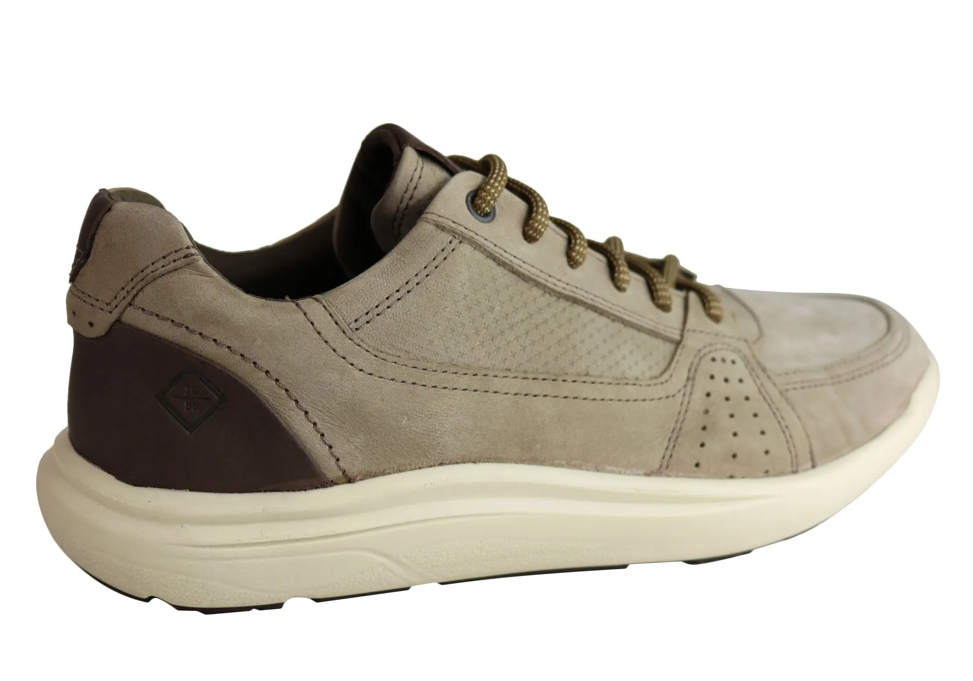 Ferricelli Grant Mens Leather Cushioned Casual Shoes Made In Brazil