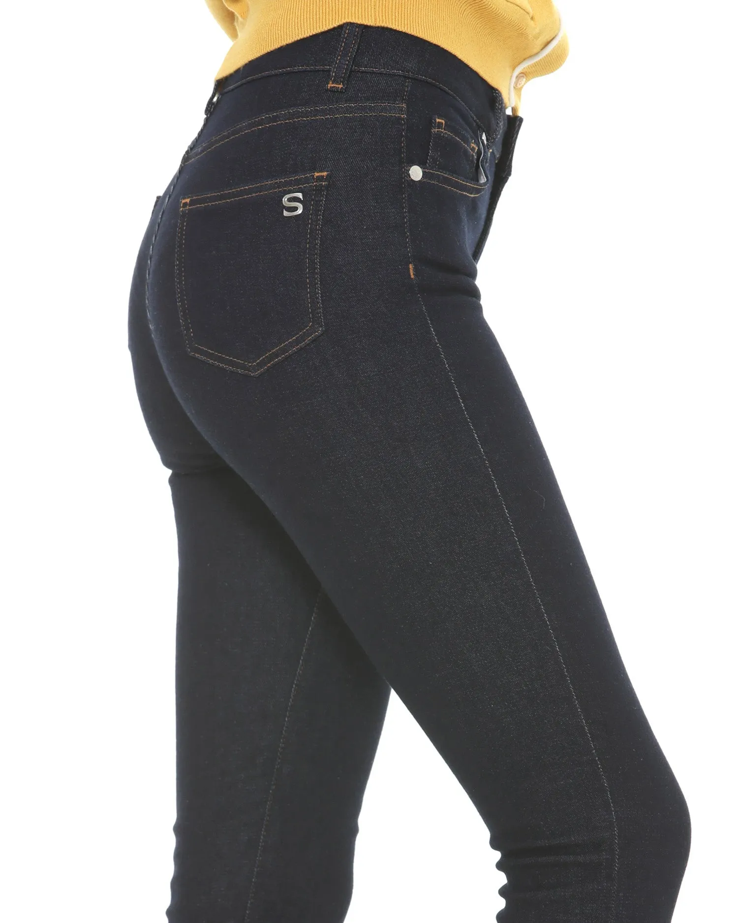 Medium-waist jeans slim