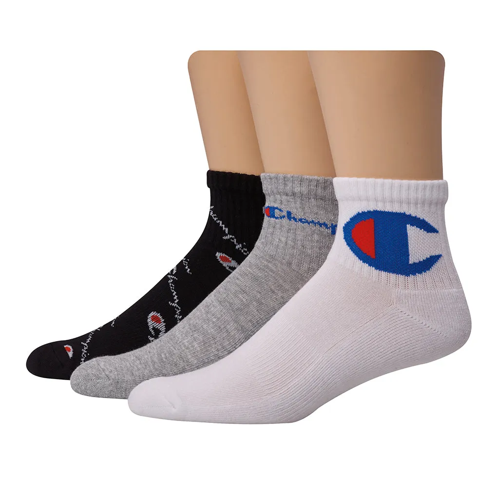 Men's Champion 3PK Ankle Socks