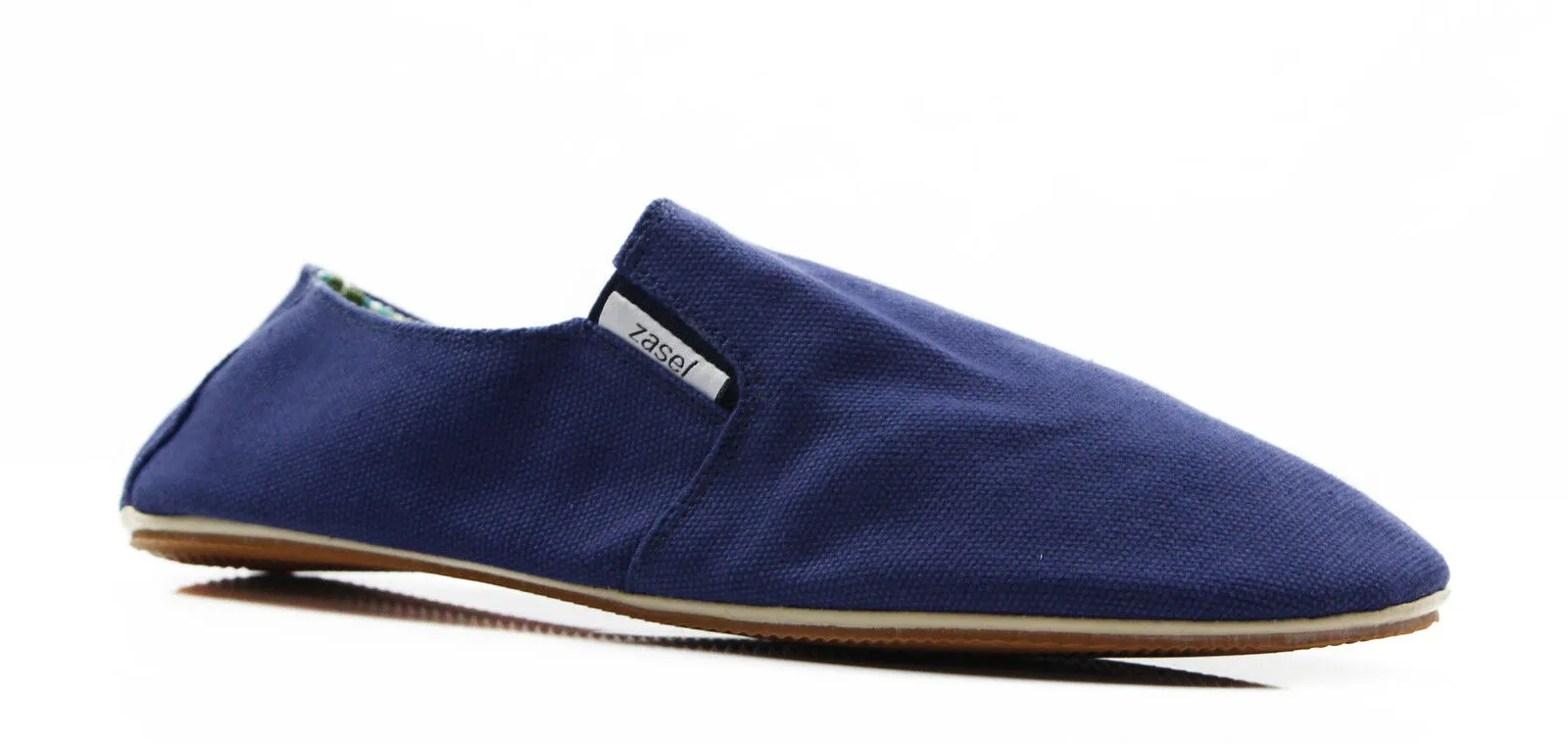 Mens Zasel Cotton Canvas Shoes Navy