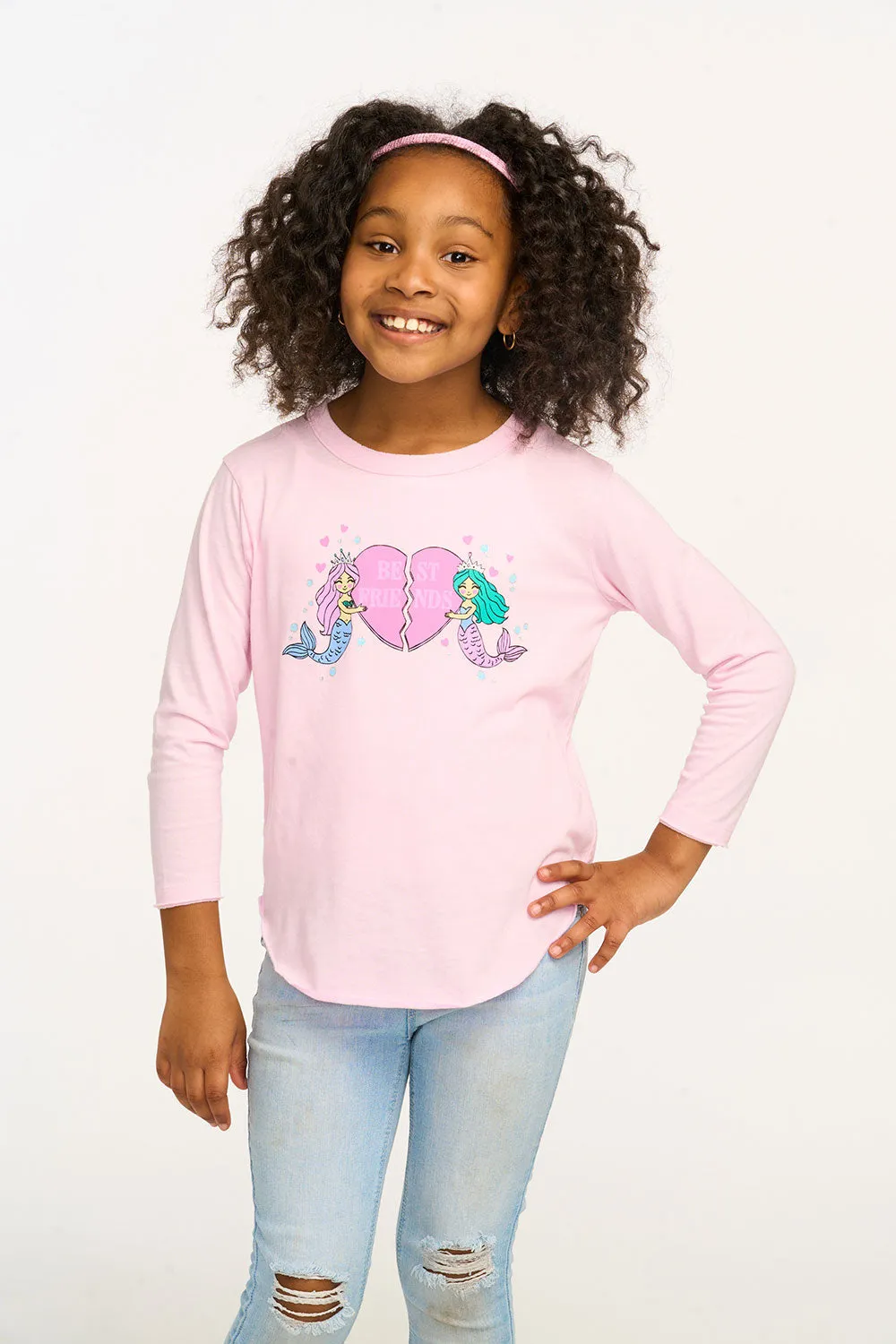 Mermaid Bestie Long Sleeve Tee