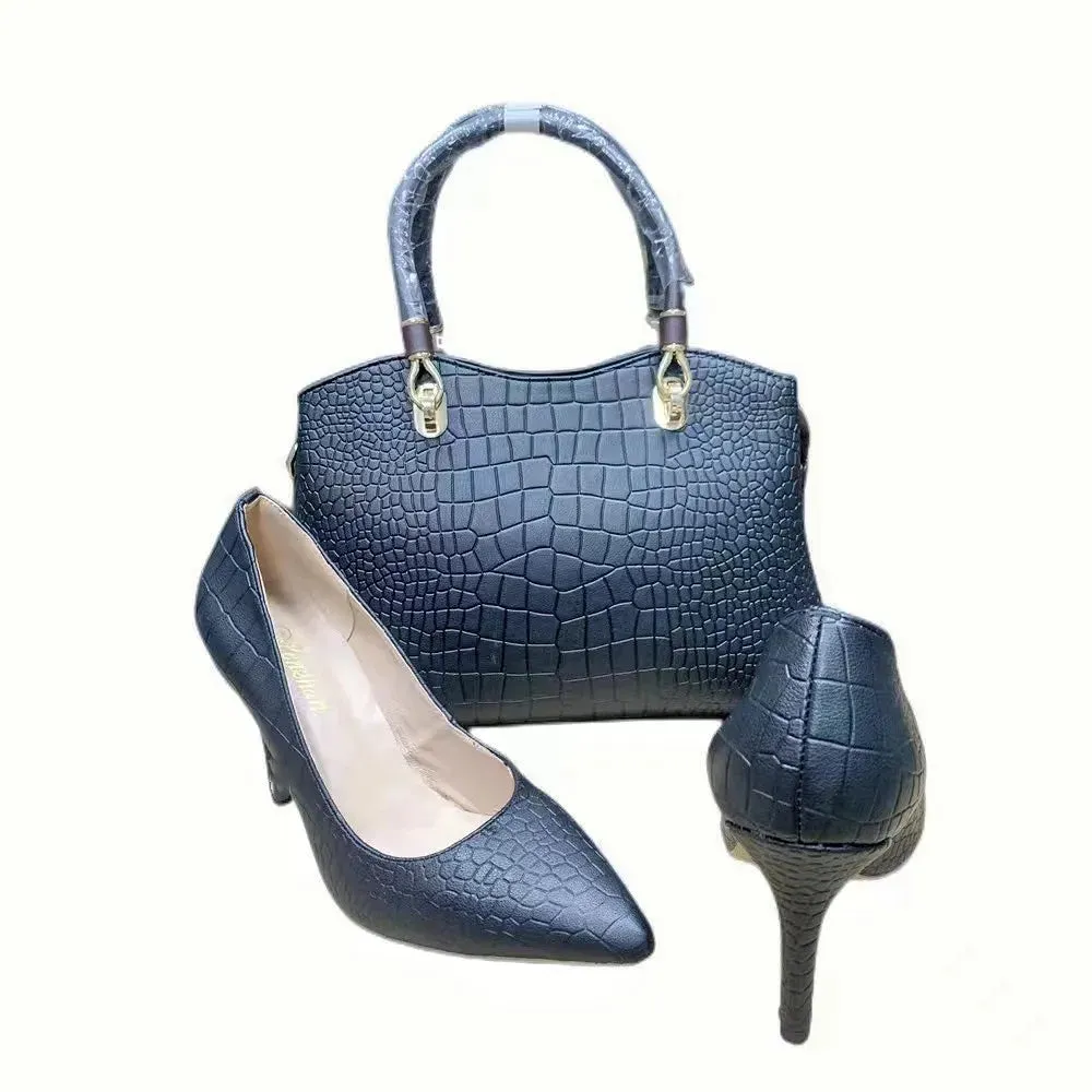 Mkisheels High Heels Women Sexy Pumps With Handbag Sets