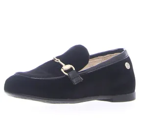 Naturino Boy's & Girl's Sirinos Velvet Lacca Slip On Shoes - Nero