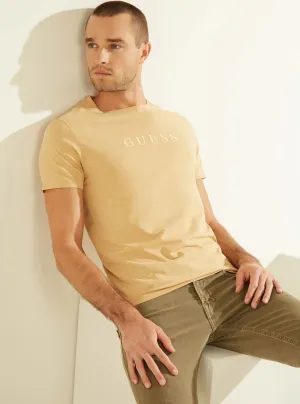 Pima Logo Desert Floor Crew Neck Tee