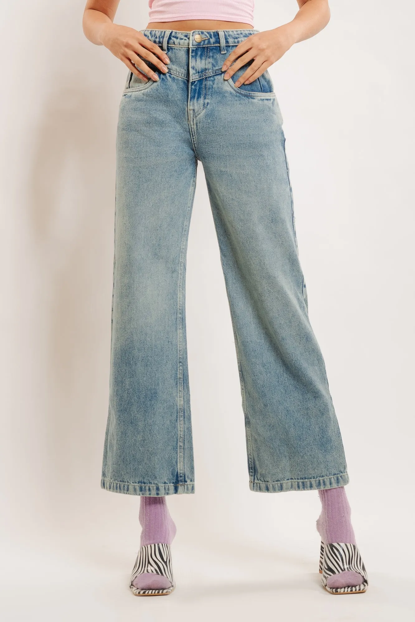 Retro Front Yoke Jeans