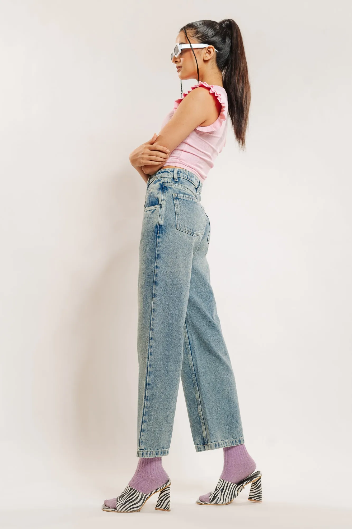 Retro Front Yoke Jeans