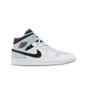 Sneakers Nike Air Jordan 1 Mid Se - White Ice Blue/Black