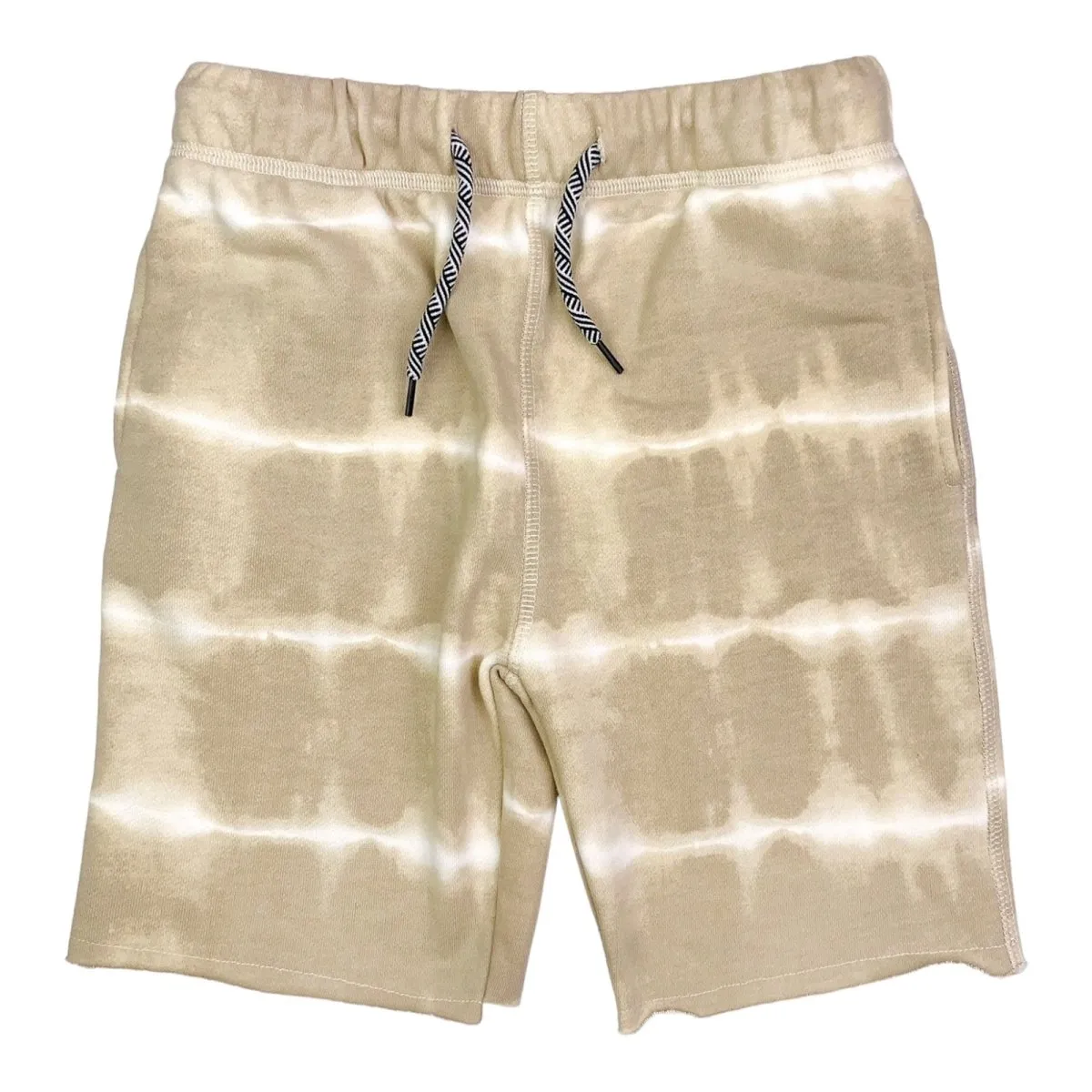 TIE DYE STRIPE CAMP SHORTS