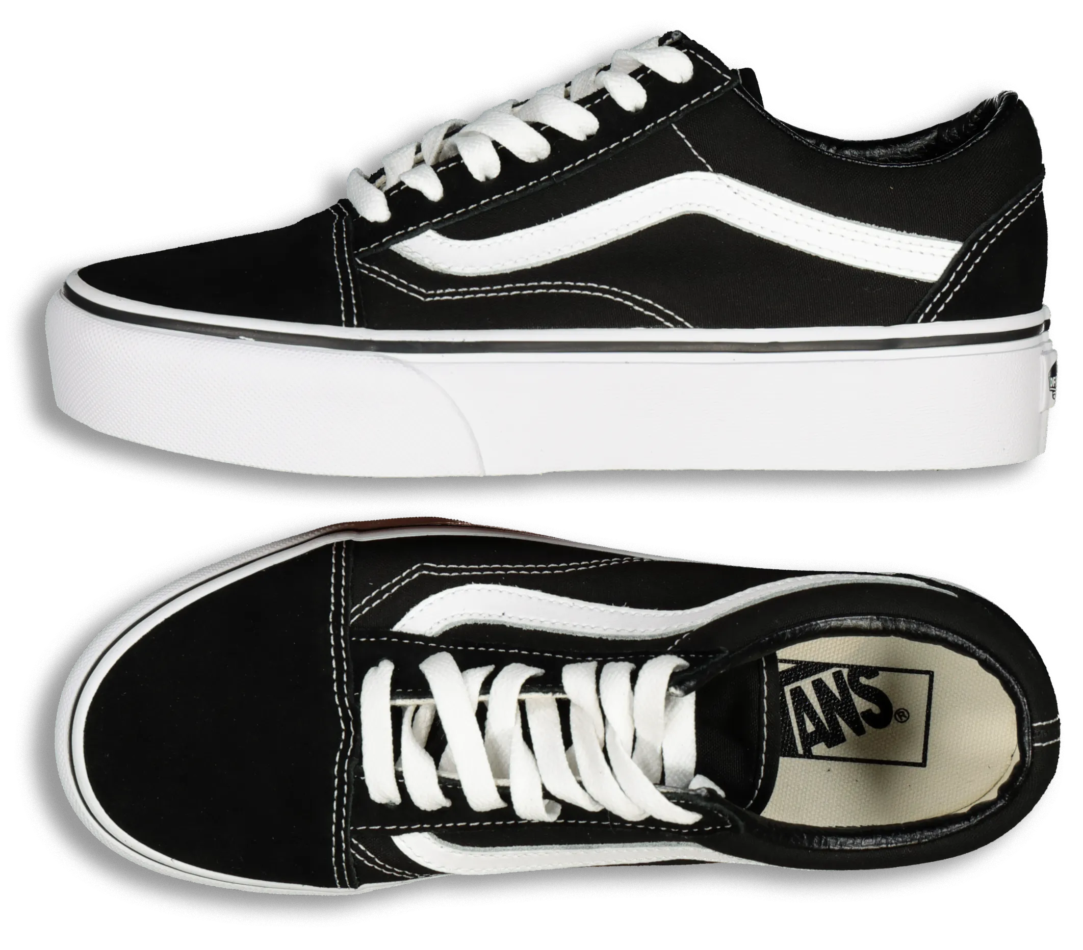 Vans Women's Old Skool Platform Black/White