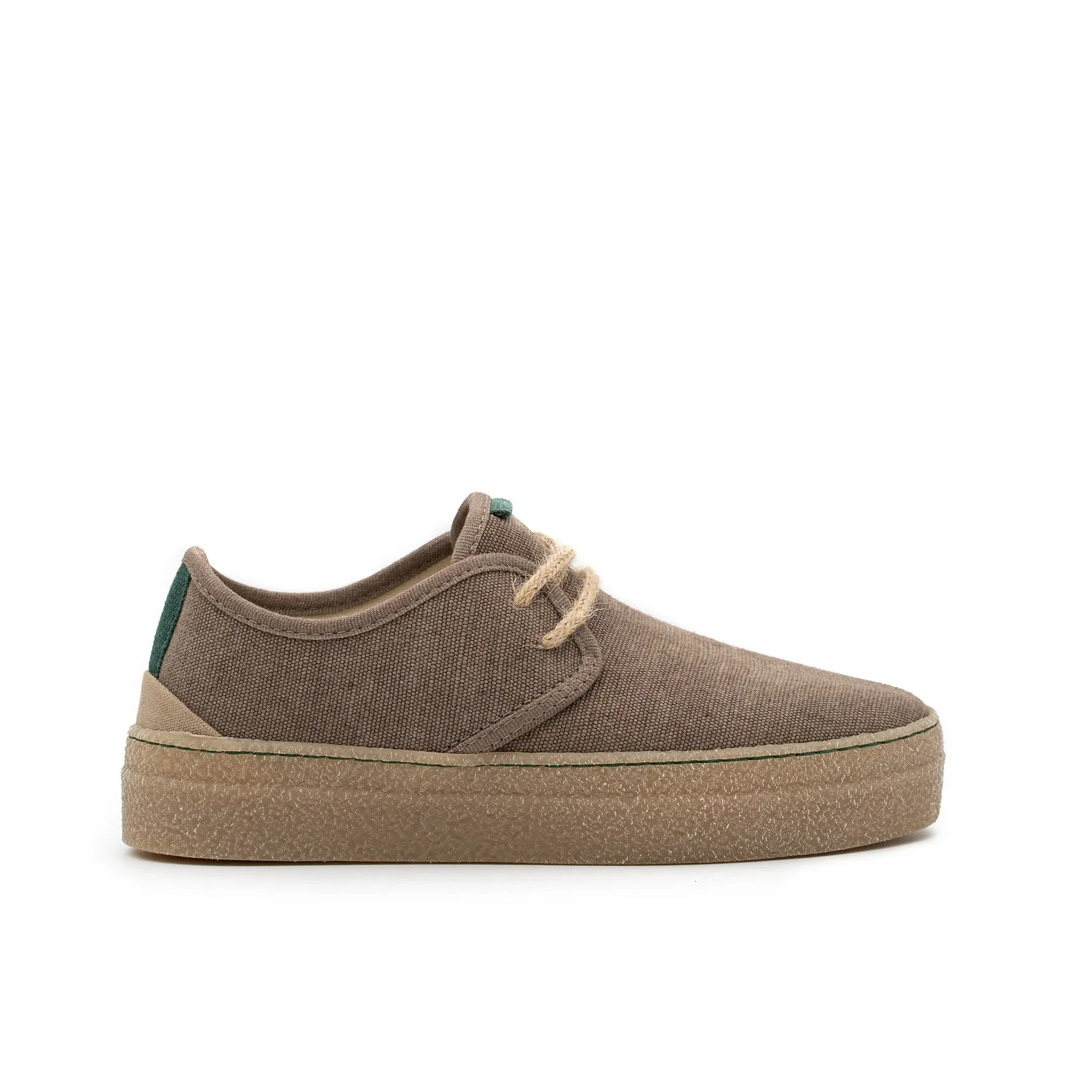 Vegan shoe brown GOO004