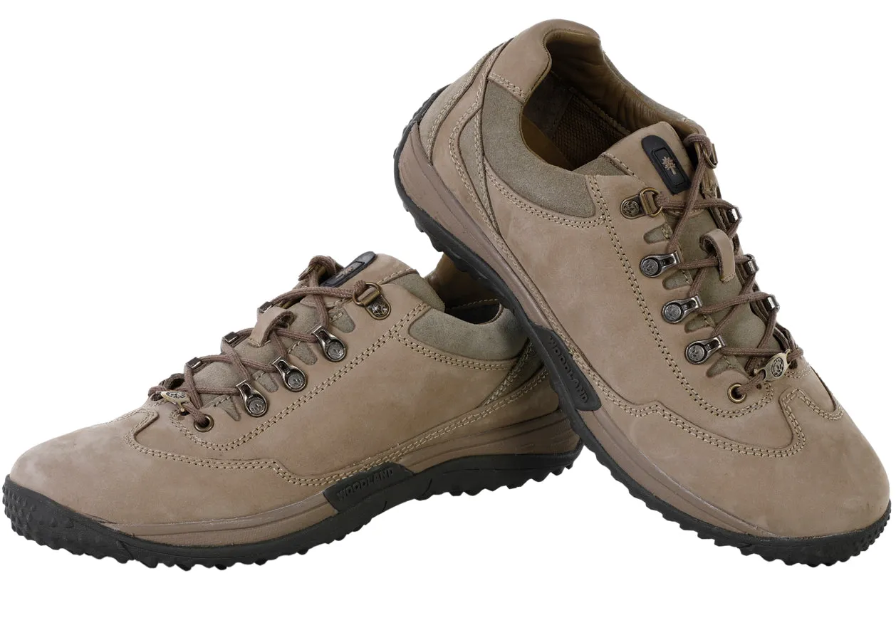 Woodland Khaki Hiking and Trekking Shoes # 2583117