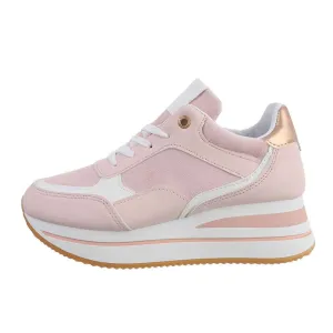 Zapatillas Eco Piel Ante Lilian Pink